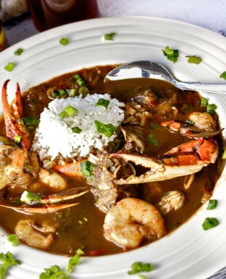 Cajun Seafood Gumbo - Acadiana Table Cajun Seafood Gumbo, Best Gumbo Recipe, Cajun Gumbo, Seafood Gumbo Recipe, Shrimp Gumbo, Louisiana Seafood, Cajun Seafood, Creole Cooking, Cajun Creole Recipes