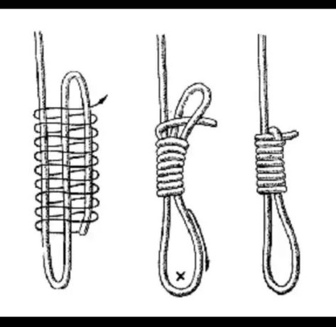 Survival Knots, Paracord Knots, Rope Knots, Fishing Knots, Paracord Projects, Kraf Diy, Macrame Knots, Tie Knots, Useful Life Hacks