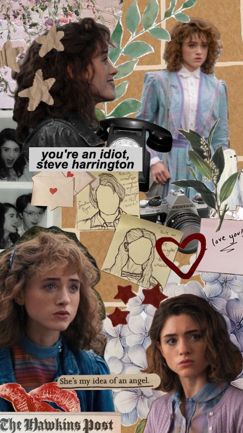 Nancy Wheeler Wallpaper, Nancy Wheeler, Stranger Things Aesthetic, Stranger Things Wallpaper, Steve Harrington, Phone Wallpaper Patterns, Aesthetic Collage, Movie Characters, I Don T Know