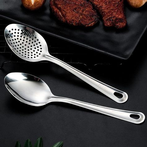 Faster shipping. Better service Restaurant Utensils, Hotel Buffet, Buffet Restaurant, Slotted Spoon, Kitchen Spoon, Fruit Serving, Fruit Snacks, Serving Utensils, Serving Spoons