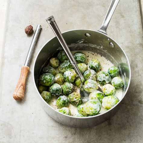 Braising is the preferred way to prepare these "little cabbages," with microwaving a close second. Cooked Vegetable Recipes, Cooks Illustrated Recipes, Donut Toppings, Sprouts Recipe, Cold Weather Food, America's Test Kitchen Recipes, Brussels Sprouts Recipe, Kitchen Recipe, Cabbages