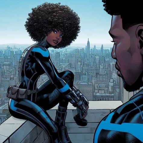 Black Women Superheroes, Black Comics Character Design, Black Superhero Costume, Black Superheroes Concept, Black Comic Book Characters, Black Woman Superhero, Black Female Superhero, Black Ocs, Luke Cage Marvel