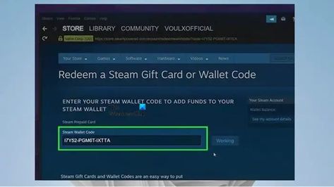 How to redeem Steam Gift Card or Wallet Code Steam Wallet Gift Cards, Steam Gift Card Billing Format, Steam Card, Steam App, Steam Gift Card, Gold Credit Card, Itunes Card, Wallet Gift Card, Redeem Gift Card