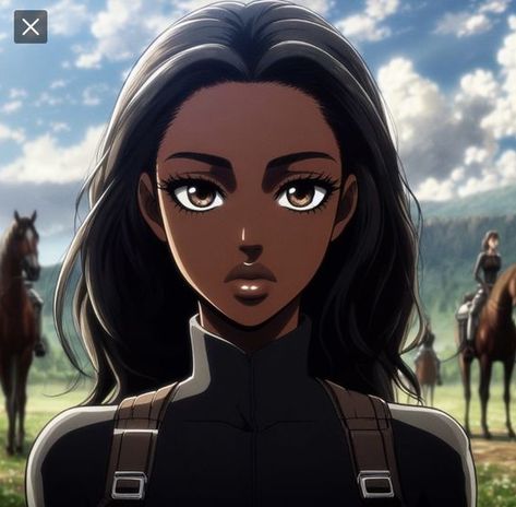 Black art picture black couple art: anime black people anime black people pfp anime black people hair anime black people icon #animeblackpeople #animeblackpeoplepfp #animeblackpeoplehair #animeblackpeopleicon Black Anime Women Pfp, Aot Oc Black, Black Girls Animes, Black Aot Oc, Black Anime Girlicon, Black Characters Anime, Black Pfp Girl, Black Oc Girl, Black Girls Pfp