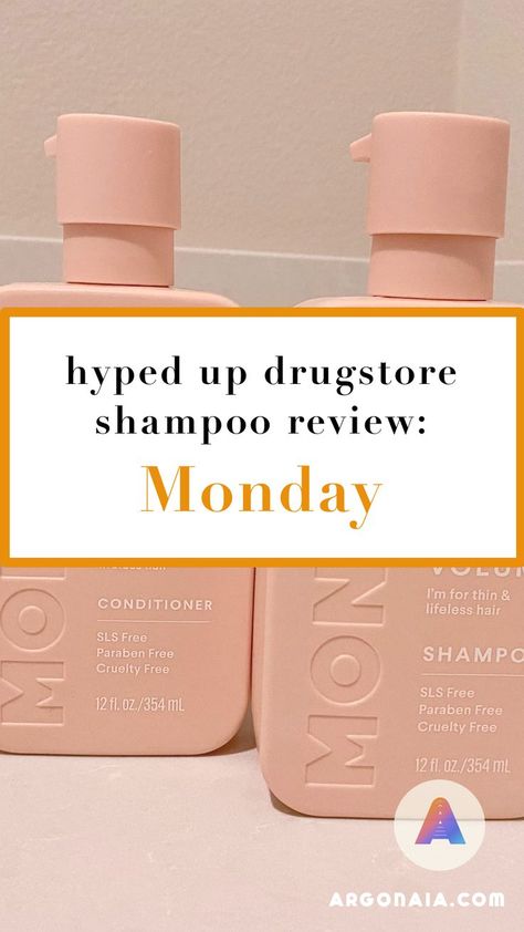 monday shampoo review Which Shampoo Is Good For Hair, Monday Moisture Shampoo, Monday Shampoo Review, Best Drugstore Shampoo For Fine Hair, Hairstyles For Sensitive Scalp, Monday Shampoo And Conditioner Review, Volume Shampoo Fine Hair, Best Shampoo And Conditioner For Frizz, Best Shampoo And Conditioner For Damaged