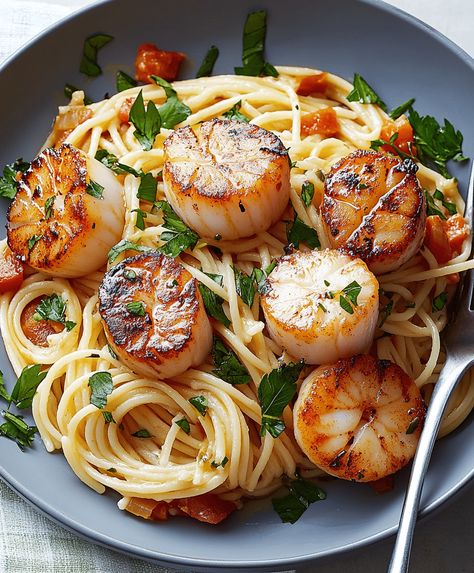 Scallop Spaghetti In White Wine Sauce Recipe Scallop Spaghetti, Mongolian Ground Beef Noodles, Ground Beef Noodles, Mongolian Ground Beef, Thanksgiving Stuffing Recipe, White Wine Sauce Recipes, Marry Me Chicken Pasta, Ground Beef Casserole Recipes, Stuffing Recipes For Thanksgiving