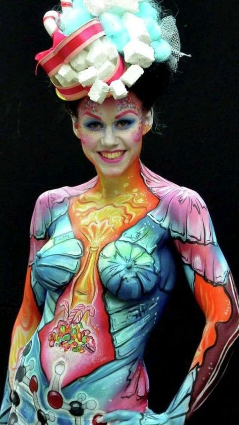 Easy Body Painting, Brazilian Carnival Costumes, Face Art Painting, Body Painting Festival, Female Body Paintings, Dance Picture Poses, Body Art Photography, Drawing Body Poses, Painted Ladies