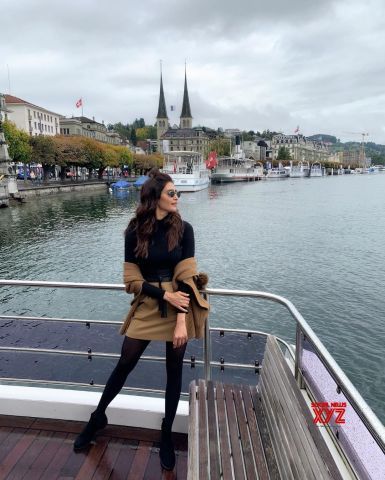 Switzerland Outfit, Winter Honeymoon, Luzern Switzerland, Karishma Tanna, Travel Skirt, Instagram Editing, Indian Movies, Winter Travel, Winter Fashion Outfits