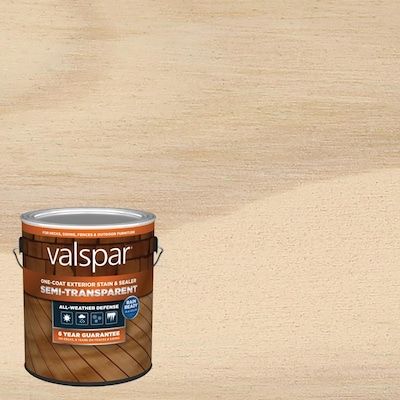 Valspar Cream In My Coffee Semi-Transparent Exterior Wood Stain and Sealer (1-Gallon) in the Exterior Stains department at Lowes.com Cedar Stain, Semi Transparent Stain, Exterior Wood Stain, Oil Based Stain, Potato Skin, Exterior Stain, Staining Deck, Exterior Wood, Wood Stain