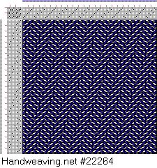 Advancing Twill Weaving Draft, Weaving Patterns Loom, Weave Inspiration, Floor Loom, Net Weaving, Textile Inspiration, Weaving Drafts, Tablet Weaving, Weaving Patterns