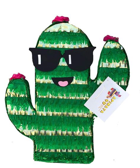 Cactus Pinata, Homemade Baby Shower Favors, Mexican Fiesta Bridal Shower, Llama Birthday, Cactus Party, Mexican Birthday, Fiesta Theme Party, Fiesta Theme, Graduation Theme