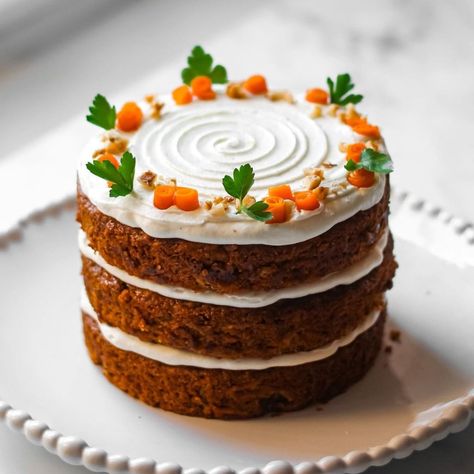 Vegan Carrot Cake | Plant Based News Carrot Cake Birthday Cake, Vegan Carrot Cake Recipe, Vegan Carrot Cake, Vegan Carrot Cakes, Vegan Cream, Vegan Cake Recipes, Vegan Cream Cheese, Carrot Cake Recipe, Favourite Food