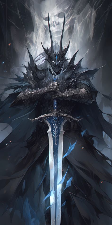 The Lich King, Raid Shadow Legends, Undead Army, The Lich, Lich King, Dark Warrior, Dark Fantasy Artwork, Dark Souls Art, 다크 판타지