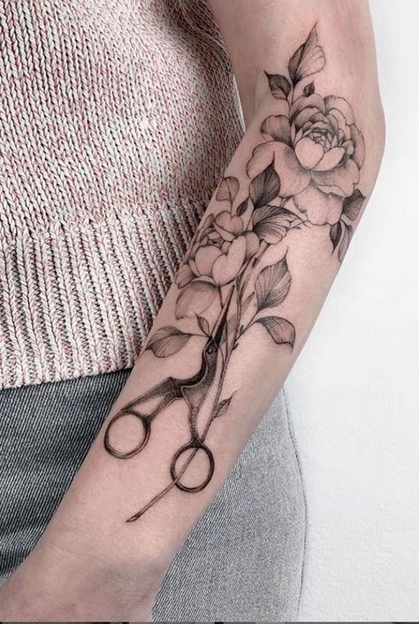 Lovely Tattoo, Full Sleeve Tattoo Design, Summer Tattoo, Flower Sleeve, Flower Tattoo Sleeve, Peonies Tattoo, Full Sleeve Tattoos, Flowers Tattoo, Tattoo Design Ideas