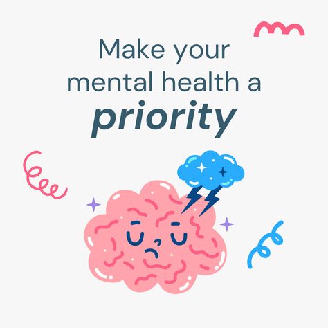 To prioritize your mental health, you should take care of your physical health, practice stress management, set boundaries, seek support, practice self-care, manage your workload, and regularly check in with yourself. It's important to prioritize your mental health, as it's just as important as your physical health and can lead to a happier, more fulfilling life. Health Priority, Prioritize Mental Health, Check In With Yourself, Invest In Your Health, Improve Nutrition, Health World, Set Boundaries, Mental Health Day, Mental Health Support