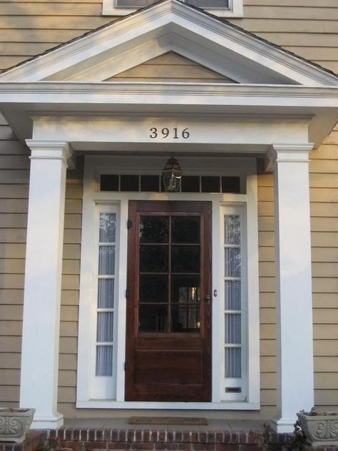 Storm Door Ideas, Georgian Exterior, Larson Storm Doors, Wood Storm Doors, Wooden Screen Door, New Front Door, Internal Glass Doors, Storm Doors, Prehung Doors