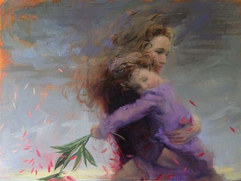 Odd Paintings, Stanka Kordic, Figure Painter, Painting Competition, Freelance Artist, Beauty Art, Mother And Child, Mothers Love, College Art