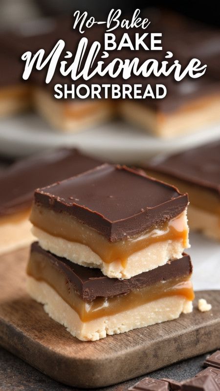 Make No-Bake Millionaire Shortbread in Minutes Shortbread Desserts, Easy Jam, Easy Home Recipes, Coconut Chia Pudding, Millionaire Shortbread, Stuffed Sweet Potato Healthy, Creamy Caramel, Buttery Shortbread, Digestive Biscuits