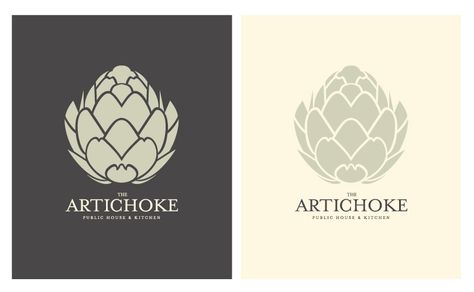 Artichoke Flower Tattoo, Artichoke Drawing Simple, Artichoke Embroidery, Artichoke Art, Artichoke Design, Artichoke Ceramic, Artichoke Flower, Plant Logos, Plant Based Lifestyle