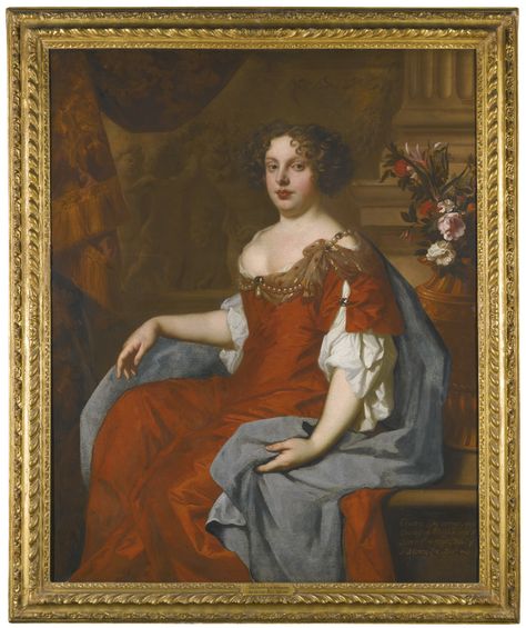 Studio of Sir Peter Lely, Portrait of Eleanor Lee, later countess of Abingdon, 17th c Fashion History Timeline, Embroidered Silk Dresses, 17th Century Fashion, High Museum, Park Landscape, Oil Painting For Sale, Framed Oil Painting, Oil Painting Reproductions, Painting Reproductions