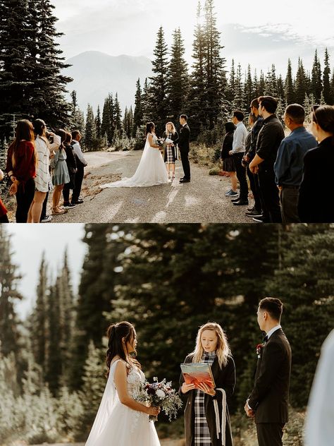 Mount Rainier Wedding, Mt Rainier Elopement, Rainy Photos, Details Photography, Washington Elopement, Beautiful Cabins, Wedding Details Photography, Rainy Wedding, National Park Elopement