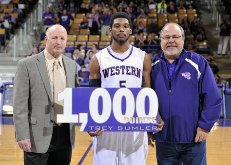 Junior Trey Sumler was recognized before the game with Appalachian State scoring 1,000 points in his Catamount basketball career. 1 000 Point Basketball Signs, 1000 Points Basketball Signs, 1000 Points Basketball Ideas Poster, 1000 Points Basketball Ideas, 1000 Points Basketball, Basketball Banners, Basketball Ideas, Team Shirt Designs, Locker Signs