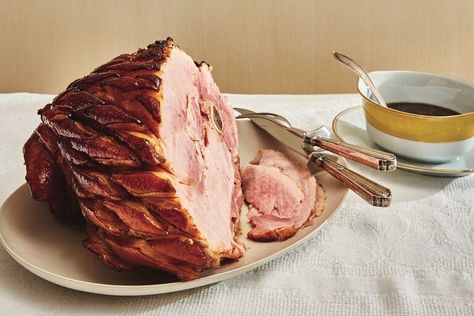 Root Beer Ham Recipe - NYT Cooking Root Beer Ham, Beer Ham, Bone In Ham, Nyt Recipes, Cottage Cheese Pancakes, Holiday Ham, Ham Recipe, Ham And Eggs, Pork Ham