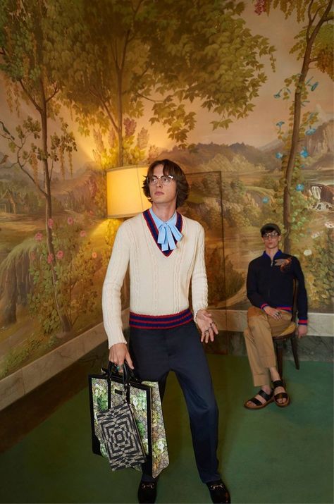 Gucci Cruise 2016 Campaign by Glen Luchford Gucci Ad, Wes Anderson Aesthetic, Gucci Campaign, Wes Anderson Style, Gucci Cruise, Cruise Collection, Wes Anderson, Alessandro Michele, Ad Campaign