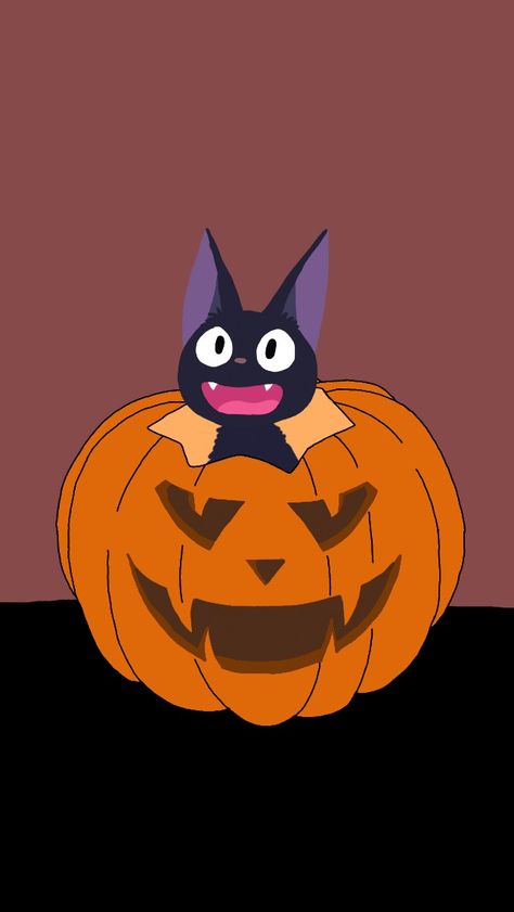 Studio Ghibli Halloween Art, Studio Ghibli Halloween Wallpaper, Gigi Kiki’s Delivery Service Wallpaper, Halloween Studio Ghibli, Halloween Ghibli, Studio Ghibli Halloween, Kiki's Delivery Service Wallpaper, Ghibli Halloween, Ghibli Characters