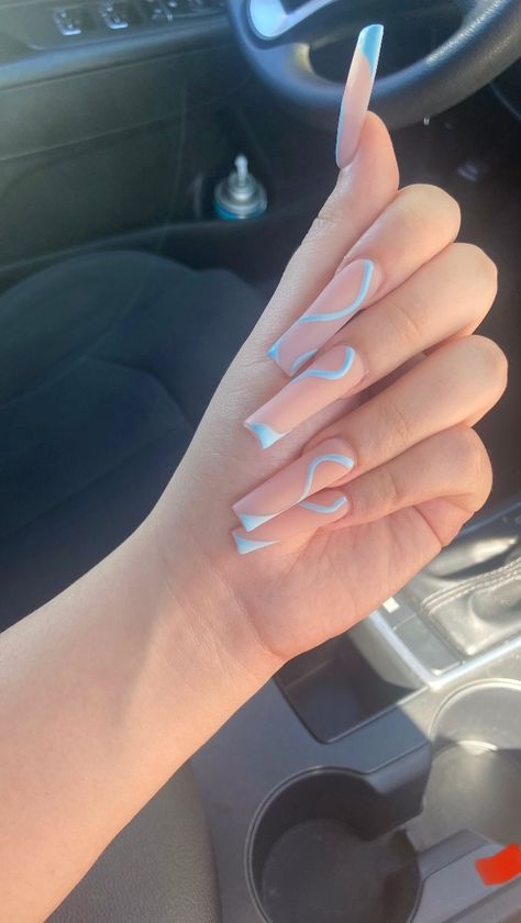 Spring Nails Acrylic Coffin Long Simple, Simple Long Coffin Acrylic Nails, Long Acrylic Nails Matte, Long Acrylic Nails Square Ideas Pretty, Matte Square Acrylic Nails, Long Matte Acrylic Nails, Matte Long Nails, Long Acrylic Nails Designs Ideas, Long Matte Nails