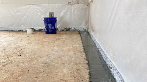 An interior basement drainage system can prevent damage in your basement by directing water away from the inside. How does it work and how much does it cost? Basement Drainage System, Basement Drainage, Crawl Space Repair, Water Issues, French Drain, Foundation Repair, Mold Remediation, Drainage System, Waterproofing Basement