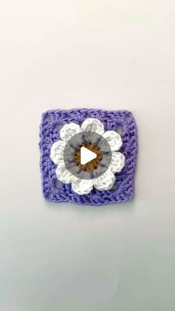 Carolyn | Etsy Shop Owner on Instagram: "New crochet square pattern! 3D flower pattern at the link in bio 🌼 #crochetpattern #crochettutorial #3dflower #3dflowercrochet #flowercrochet #crochetflower #howtocrochet #learntocrochet #summercrochet #grannysquarepattern" 3d Granny Square Pattern, Crochet Square Pattern, Crochet Square Patterns, Granny Squares Pattern, Granny Square Crochet Pattern, Crochet Square, Crochet Squares, Shop Owner, Square Pattern