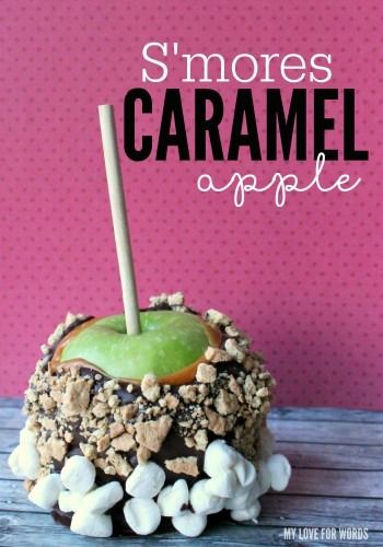 S’mores Caramel Apple – My Love for Words - 18 delicious s'mores recipes featured on Kenarry.com Smores Caramel Apple, Caramel Apple Dessert Recipes, Caramel Apple Dessert, Summer Smores, Caramel Apple Desserts, Healthy Apple Desserts, Gourmet Caramel Apples, Apple Desserts Easy, Smores Cupcakes