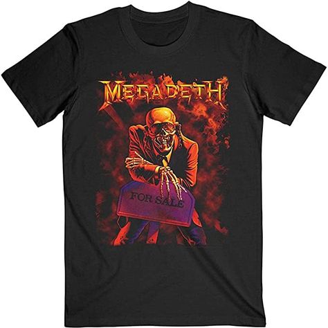 Megadeth T Shirt, Metal Shirts, Band T Shirts, Band Logos, Karate Kid, Tee Shirt Homme, Iron Maiden, High Quality T Shirts, Soft Style