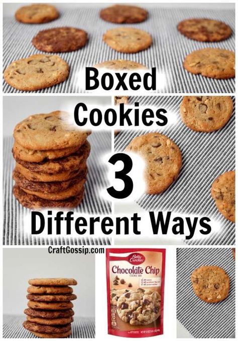 Sometimes we just don’t have time to make cookies from scratch. I will not judge someone for using a boxed cookie mix, or a boxed cake mix. But just because it is out of the box, doesn’t mean you have to follow the instructions exactly right?
Don’t fret! You can turn a tube of pre-made cookie dough or a boxed … Read More ...#boxedcookierecipes #howtomakeboxedcookiestastebetter Betty Crocker Peanut Butter Cookies, Eggless Cookie Dough Recipe, Betty Crocker Chocolate Chip Cookies, Betty Crocker Sugar Cookie Mix, Bulk Cookies, Betty Crocker Cookie Mix, Betty Crocker Cookies, Betty Crocker Sugar Cookies, Cookie Mixes