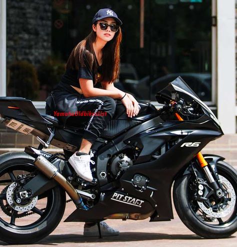 Bike Photos, Black Motorcycle, The Middle, A Woman, Bike, Blue, Black