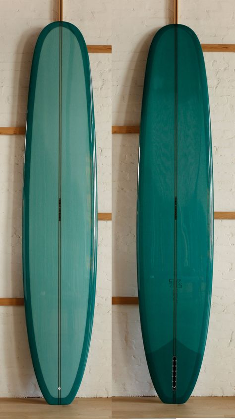 Dimensions Length: 9’9” Read more about shaper Thomas Bexon here. Shipping is available within the continental USA and some areas internationally. For shipping quotes and more information please email surfboards@pilgrimsurfsupply.com. Teal Surfboard, Purple Surfboard, Green Surfboard, Longboard Surfboard, Vintage Surfboard, Longboard Design, Vintage Surfboards, Surfboard Design, Shipping Quotes