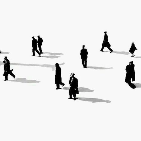 People Walking Aesthetic, Collage Silhouette, Walking Illustration, Ocean's Eleven, Render People, 심플한 그림, Jisoo Wallpaper, People Cutout, Cut Out People