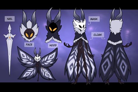 Hollow Knight Oc, Knight Oc, Knight Drawing, Oc Design, Hollow Night, Hollow Art, Pokemon Pokedex, Knight Art, Concept Art Drawing