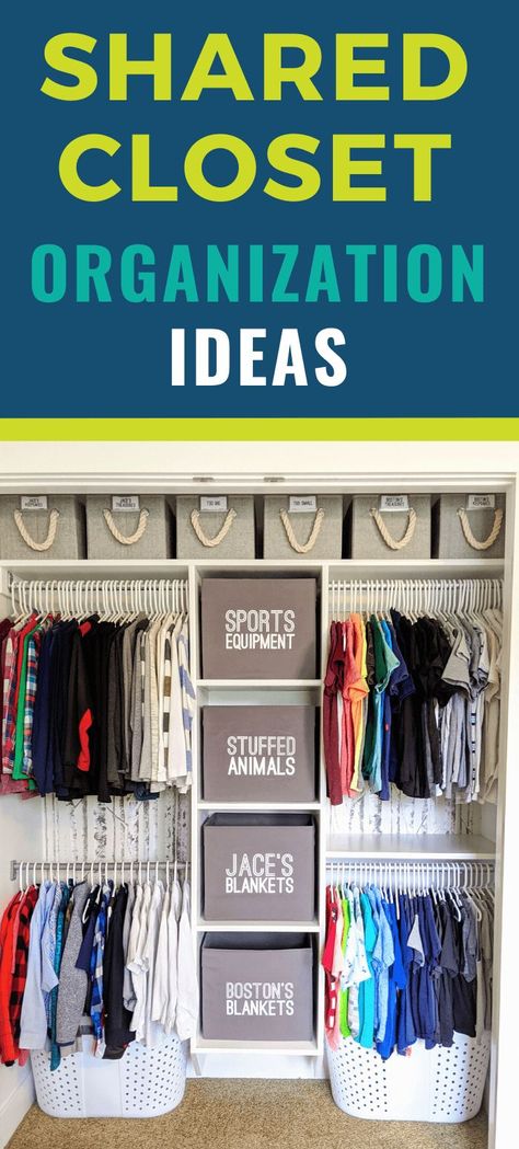 This post has awesome ideas for easy DIY closet organization project! She is a professional so I love how she walks you through step by step and teaches you the process of creating an organized closet that is practical and that will stay organized! #closetorganization #kidscloset #kidsclosetorganization #closetgoals Kids Closet Makeover Diy, Easy Closet Organization Ideas, Easy Diy Closet, Teen Closet, Easy Closet Organization, Diy Closet Organization, Easy Closet, Master Closet Organization, Bedroom Closets