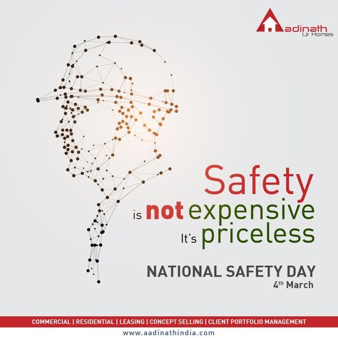 National Safety Day, National Safety, Safety Courses, World Days, Portfolio Management, Health Day, Home Safety, Activity Days, Work Safety