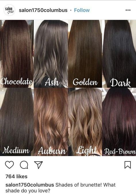 Brown Hair Chart, Global Hair Color, Shades Of Brunette, Brown Hair Color Chart, Hair Chart, Hair Color For Brown Skin, Hair Color Guide, Global Hair, Brown Hair Shades