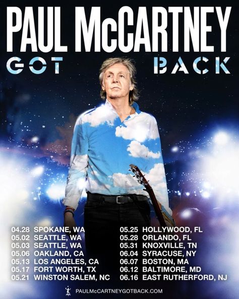 Paul McCartney is going back on tour in 2022 Beatles Magazine, Carolina Do Norte, Metlife Stadium, Sir Paul, Fenway Park, Concert Poster, Summer Tour, Tour Posters, Winston Salem