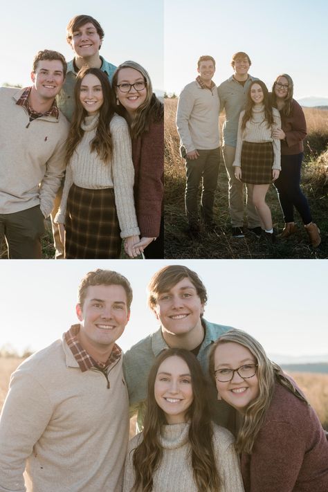 Grown Up Siblings Photoshoot, Poses For Older Siblings, Christmas Family Photos Adults, Family Photoshoot Grown Ups, Sibling Photoshoot Older, Grown Family Photos Poses, Sibling Portraits Older, Siblings Photoshoot Adults, Family Of 4 Sitting Poses