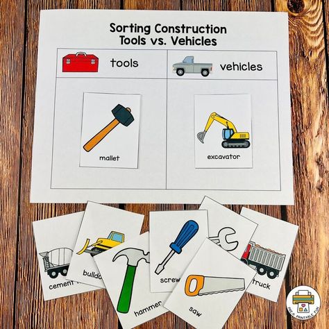 Preschool Construction and Building Theme - Pre-K Printable Fun Building And Construction Activities Preschool, Buildings Preschool Theme, Building Unit Creative Curriculum, Construction Worker Activities Preschool, Construction Unit Preschool, Building Study Creative Curriculum, Construction Crafts Preschool, Building Activities Preschool, Creative Curriculum Building Study