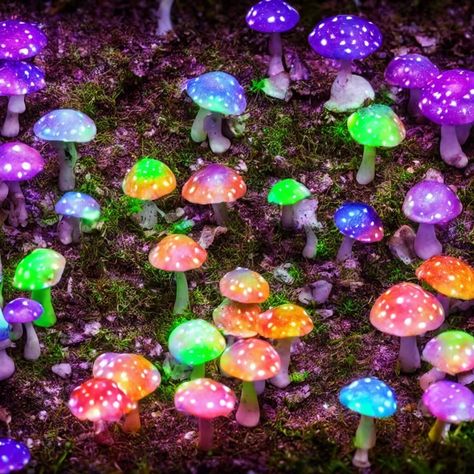 Colorful Fairy Aesthetic, Neon Fairy Aesthetic, Rainbow Fairy Aesthetic, Rainbow Neon Aesthetic, Colorful Grunge Aesthetic, Acid Pixie Aesthetic, Aliencore Aesthetic, Rainbow Mushrooms, Neon Fairy