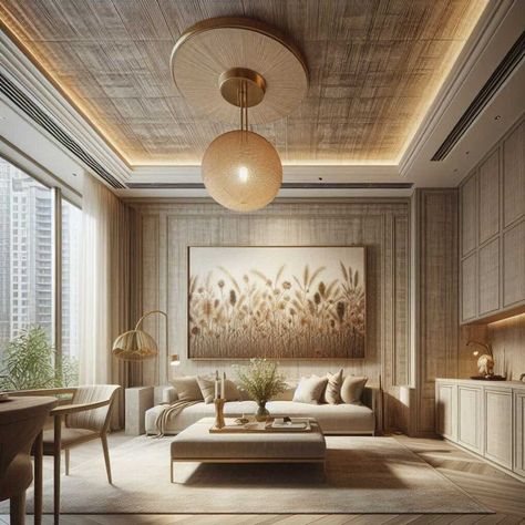 37 Eye-Catchy Wallpaper Ceiling Ideas to Transform Your Space » HomeDecorFull Layered Ceiling Design, Grasscloth On Ceiling, Wallpaper In Ceiling, Ceiling Design Wallpaper, Ceiling Accent Ideas, Low Ceiling Ideas, Wallpaper Ceiling Ideas, Accent Ceiling Ideas, Tray Ceiling Bedroom