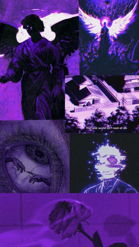 God Complex Aesthetic, Complex Aesthetic, Grow Hair, Aesthetic Wallpapers, Purple