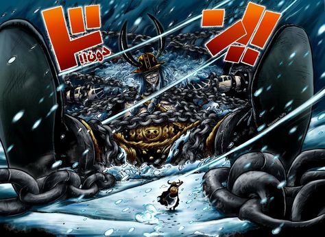 Loki from one piece,  chapter 1130 Elbaf Soul Eater Manga, One Piece Chapter, Cool Anime Backgrounds, One Piece Funny, One Piece Drawing, Manga Anime One Piece, One Piece Luffy, Roronoa Zoro, One Piece Manga