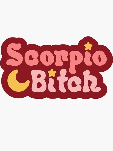 ‘Scorpio Zodiac’ Sticker by Sol Studio Scorpio Painting, Scorpio Art, Scorpio Traits, Im A Lady, Scorpio Zodiac, Diy Cricut, New Sticker, Punch Needle, Chrysanthemum